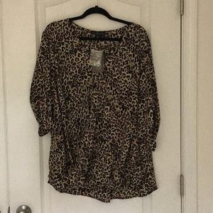Cheetah print top